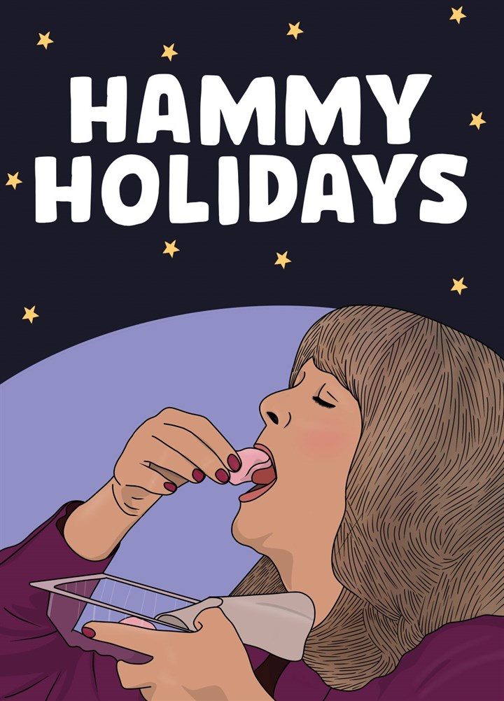 Hammy Holidays Card