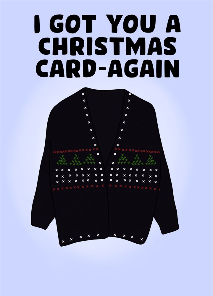 Christmas Cardigan Card