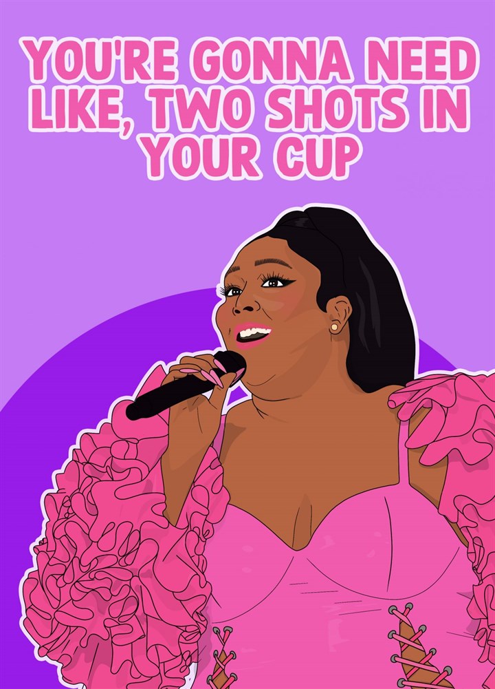 About Damn Time Lizzo Card
