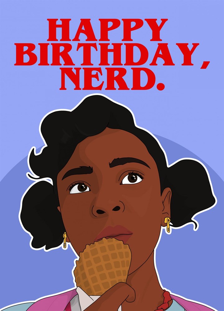 Nerd Erica Birthday Card