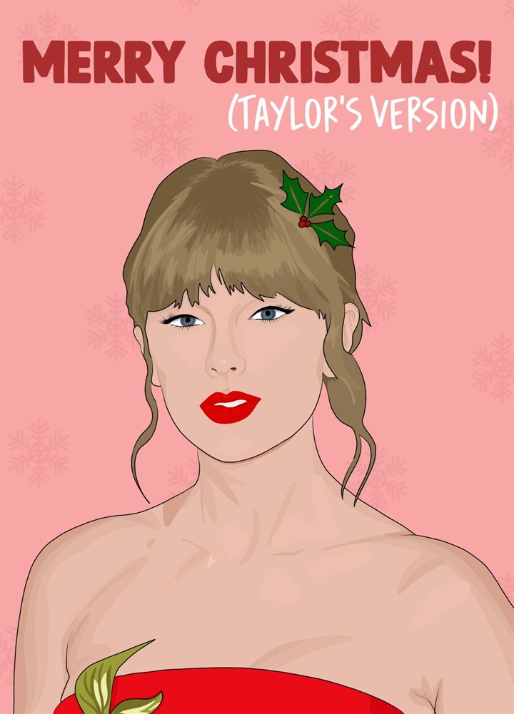 Merry Christmas (Taylor's Version) Card
