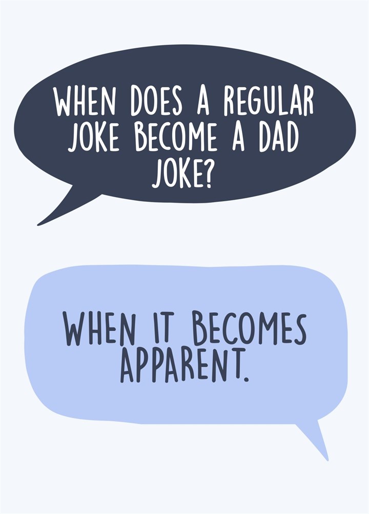 Dad Joke Card