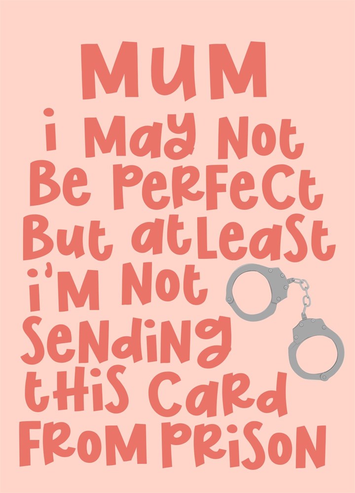 Mum Prison Card