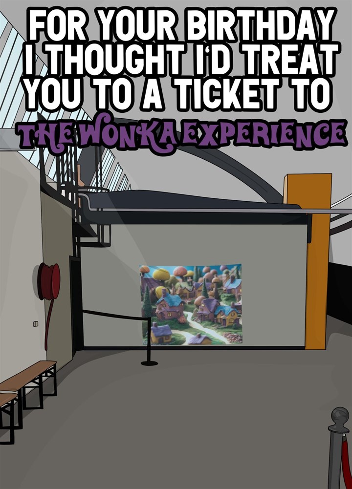Wonka Experience Card