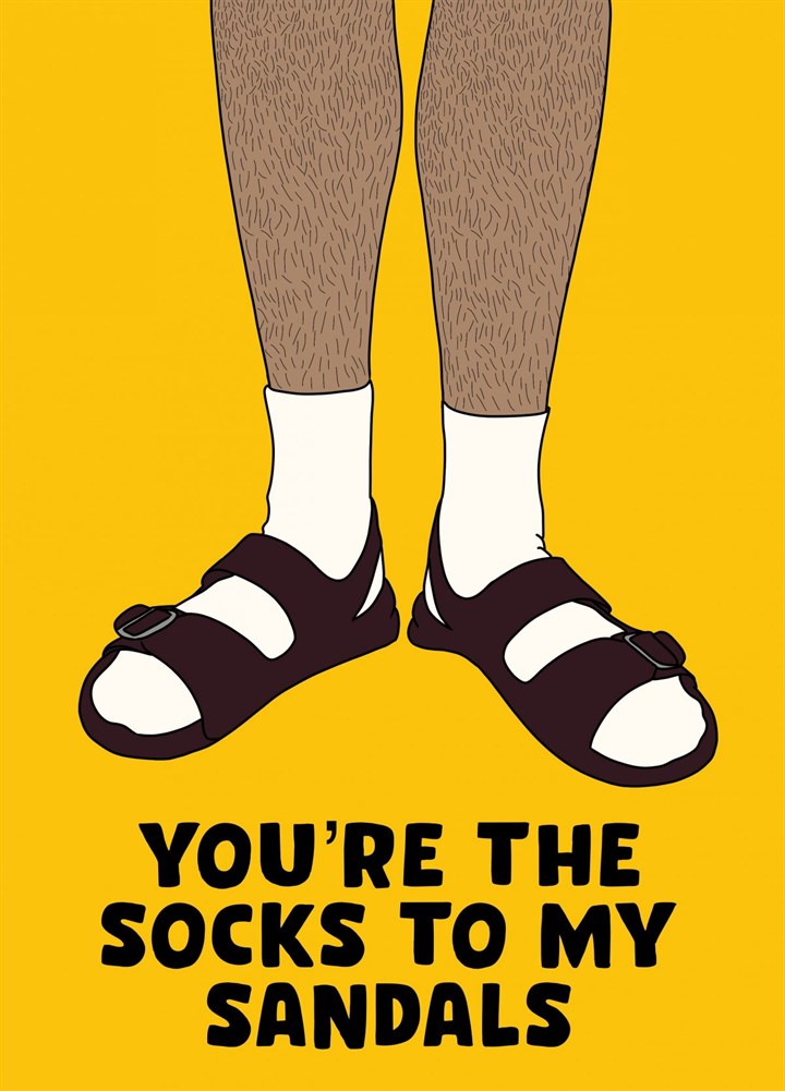 Socks To My Sandals Card