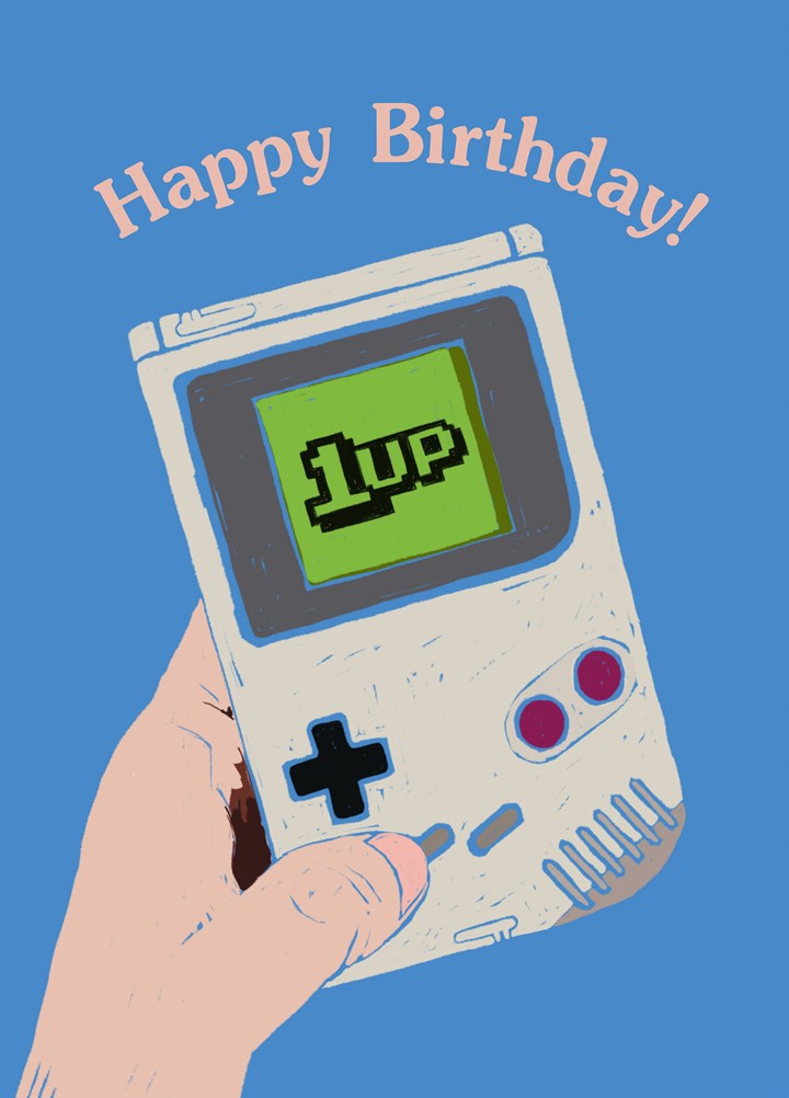 1Up Happy Birthday Card