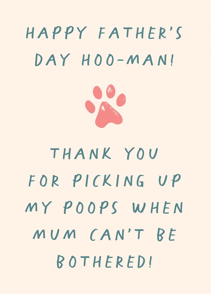 Happy Father's Day Hoo-Man Card