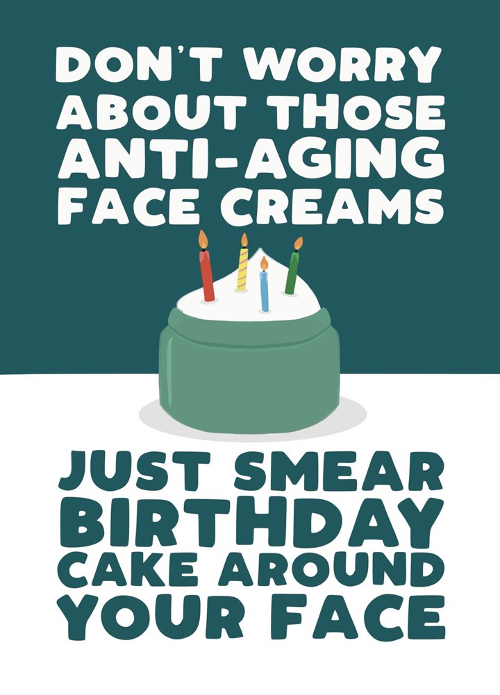 Smear Cake Card