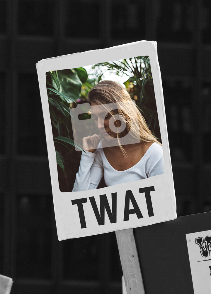 Twat Sign Card