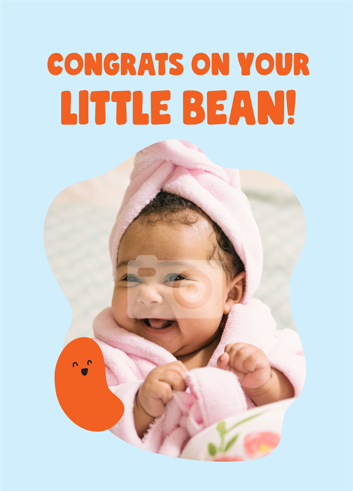 Congrats On Your Little Bean Card