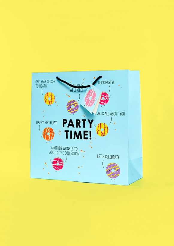 Party Decorations Time Gift Bag - Large