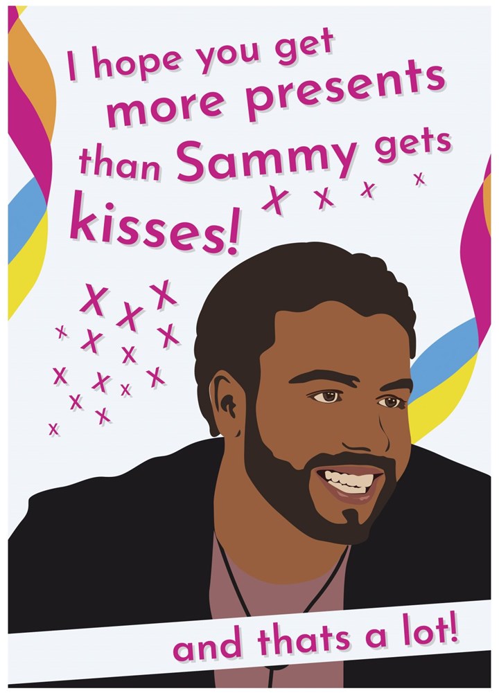 Love Island Sammy Themed Birthday Card
