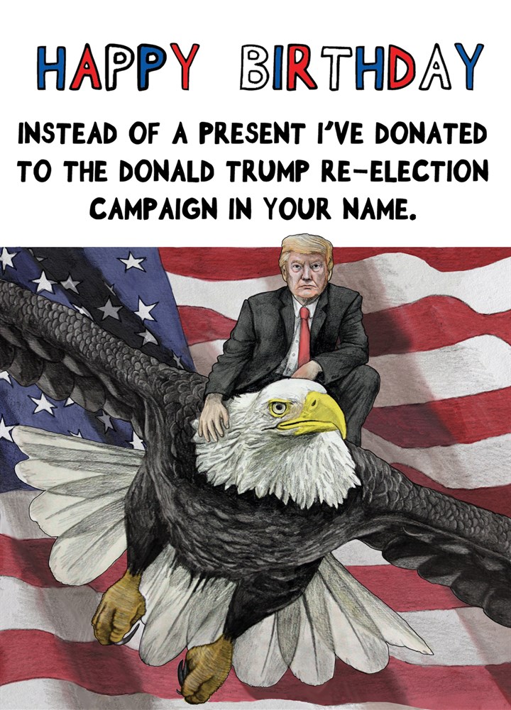 Trump Re-Election Card