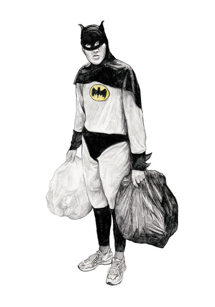 Trash Man Or Batman? Card