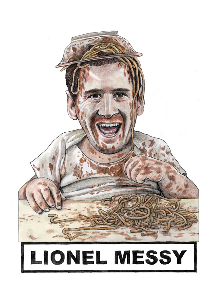 Lionel Messy Card