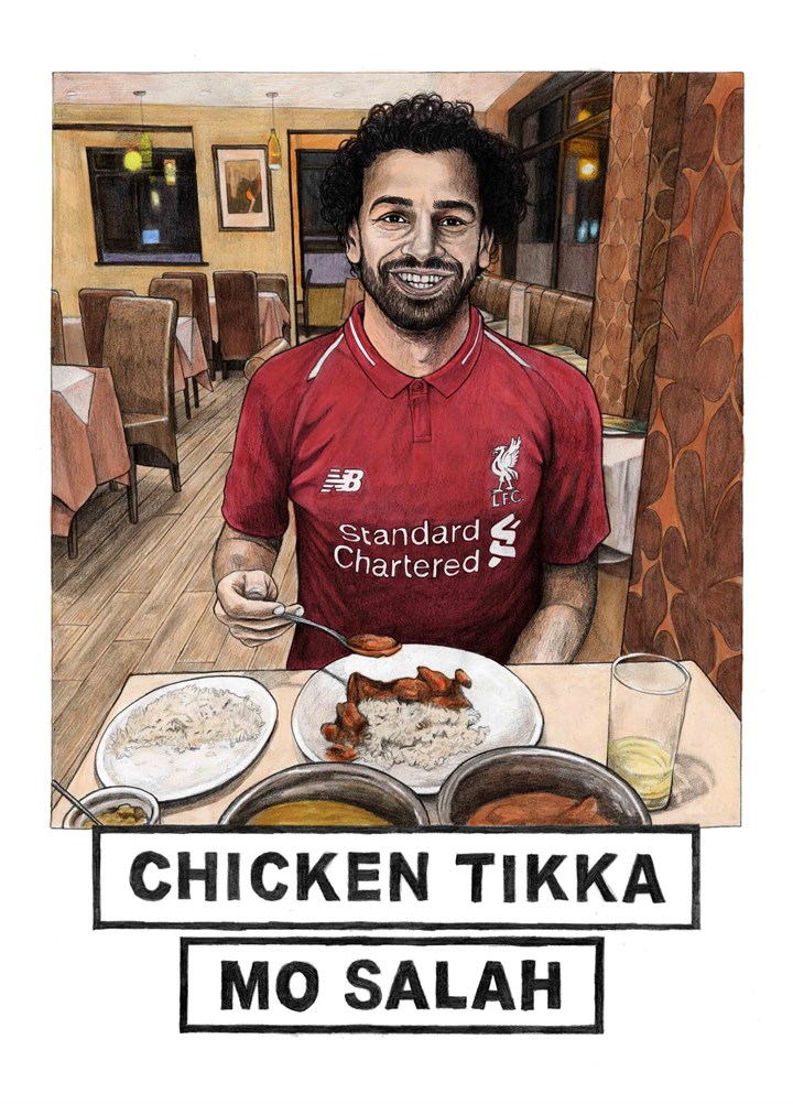 Chicken Tikka Mo Salah Card