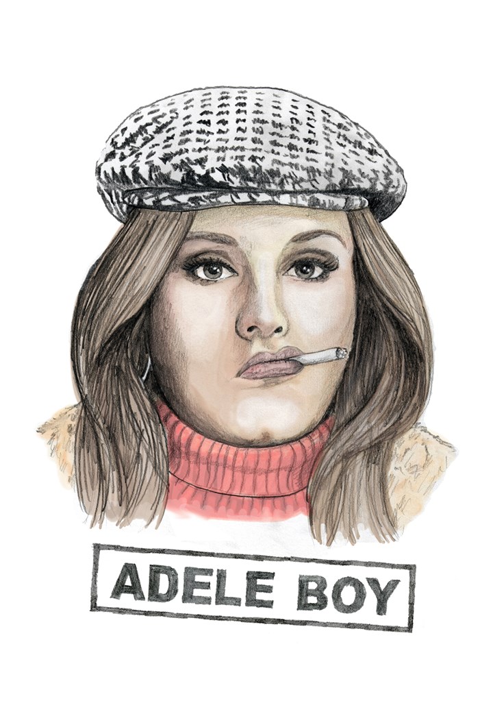 Adele Boy Card