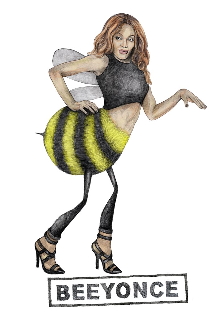 Bee-Yonce Card