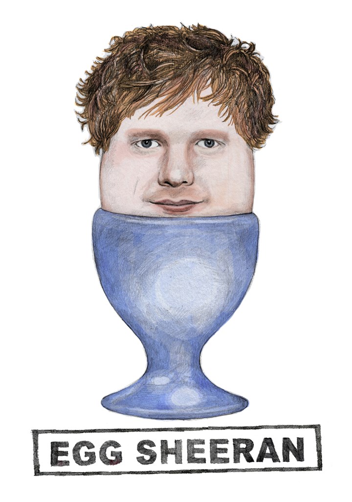 Egg Sheeran Card