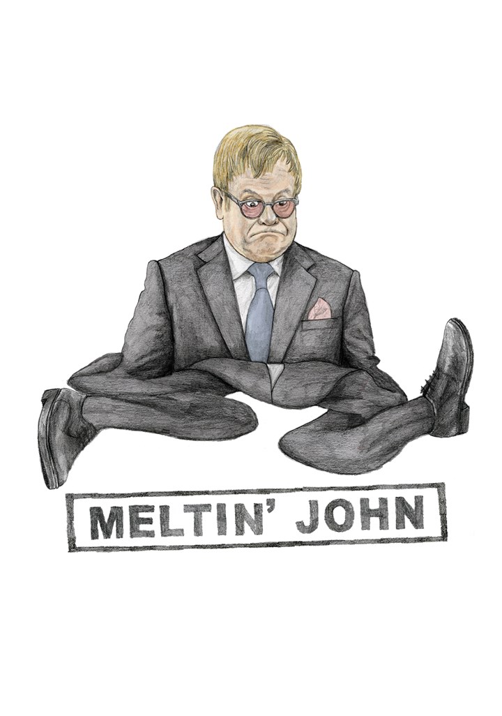 Meltin' John Card