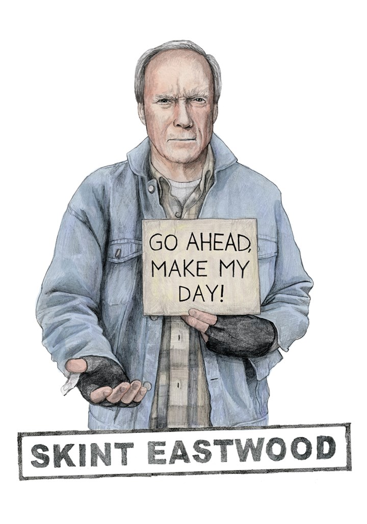 Skint Eastwood Card
