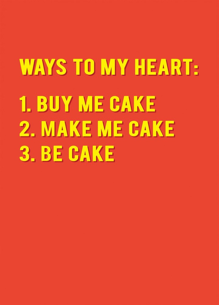 Cake Cake Cake Card