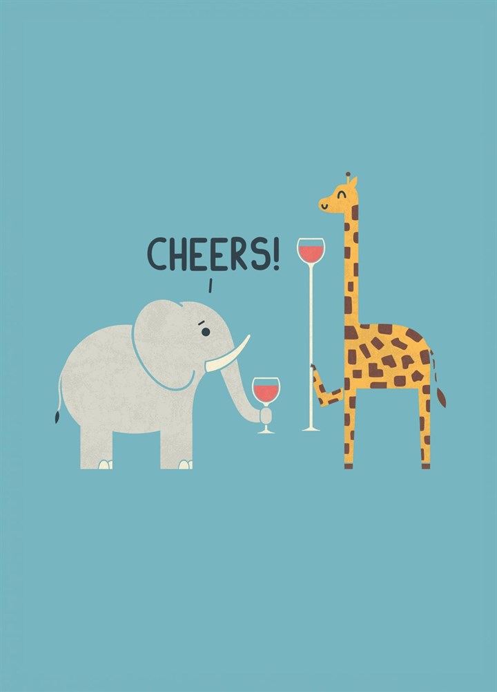 Animal Cheers Card