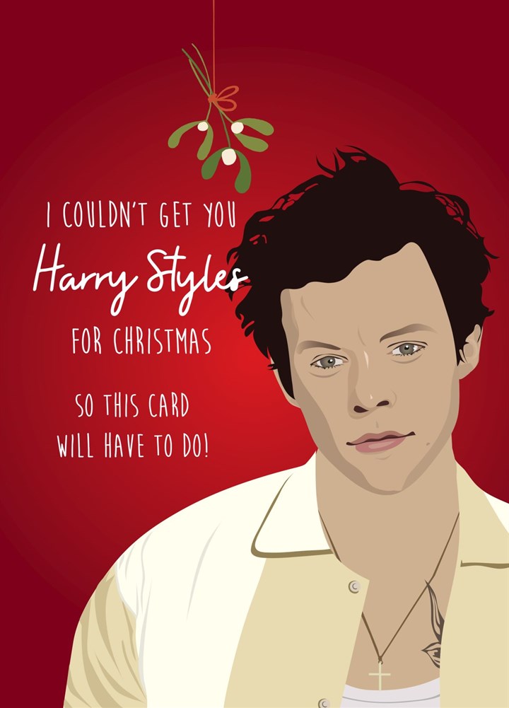 Harry Styles For Christmas Card