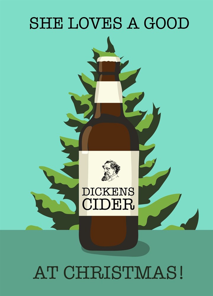 Dickens Cider Christmas Card