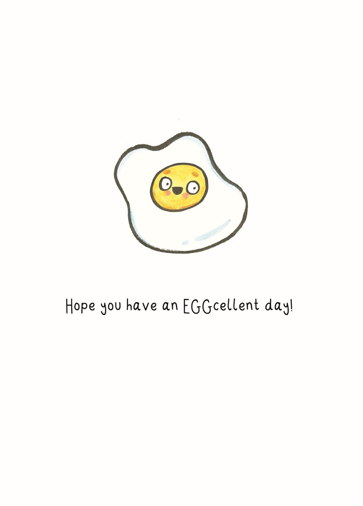 Eggcellent Day Card | Scribbler