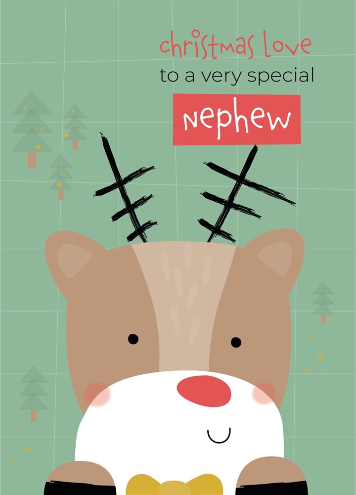 Merry Christmas Lovely Nephew Card
