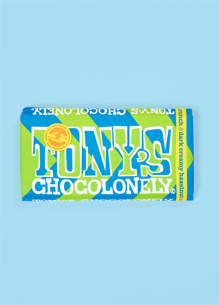 Tony's Chocolonely Dark Hazelnut Crunch