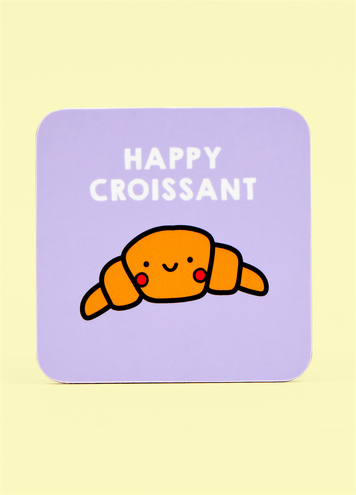 Happy Croissant Coaster