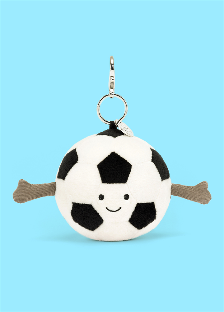 Jellycat Amuseable Football Bag Charm