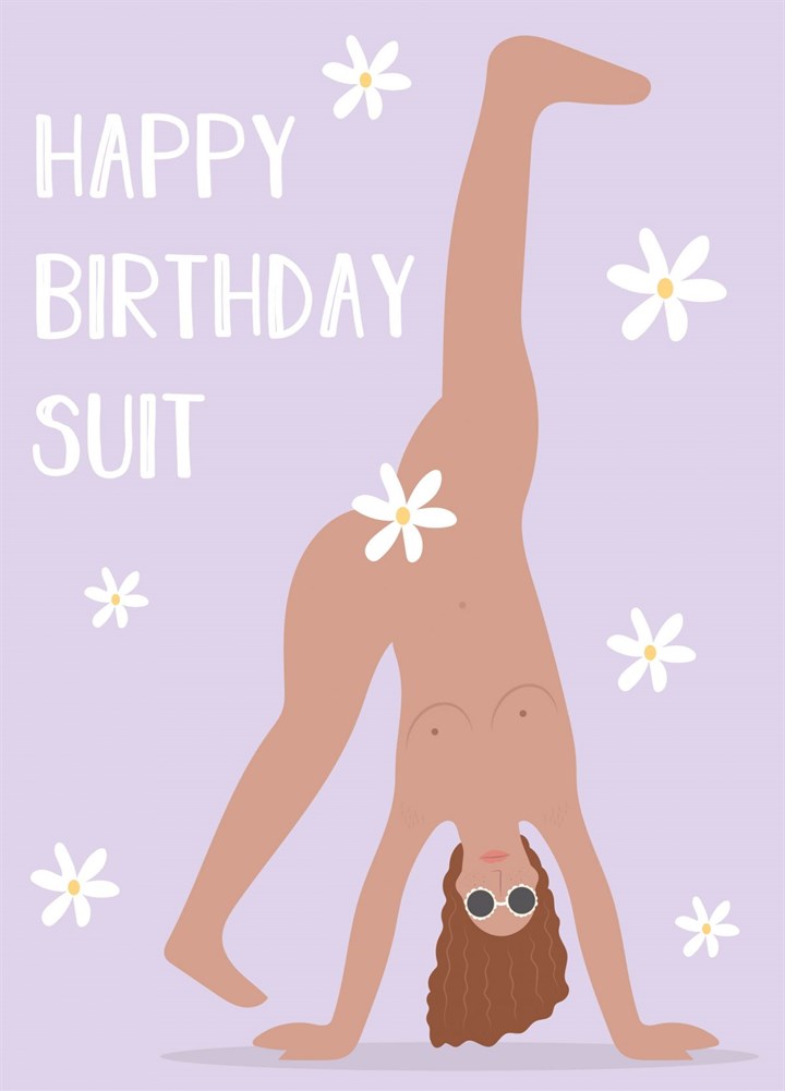 Happy Birthday Suit Card