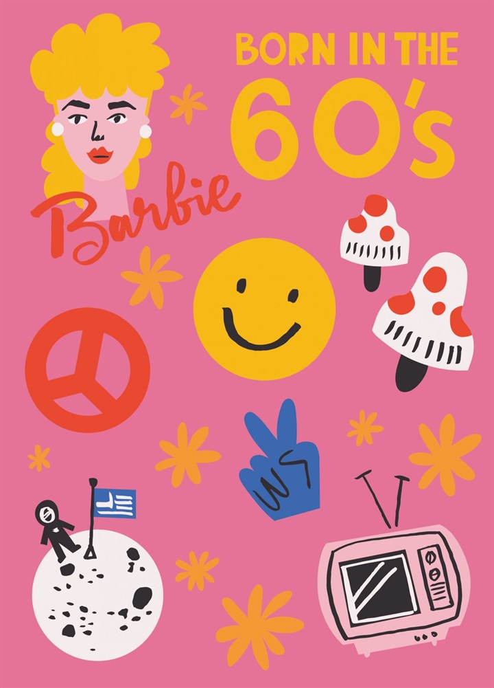 Born In The 60S Card