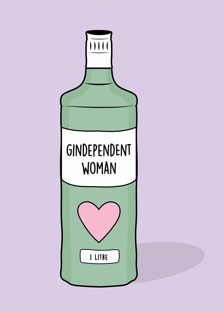Gindependent Women Card