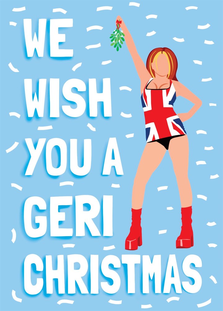 We Wish You A Geri Christmas Card