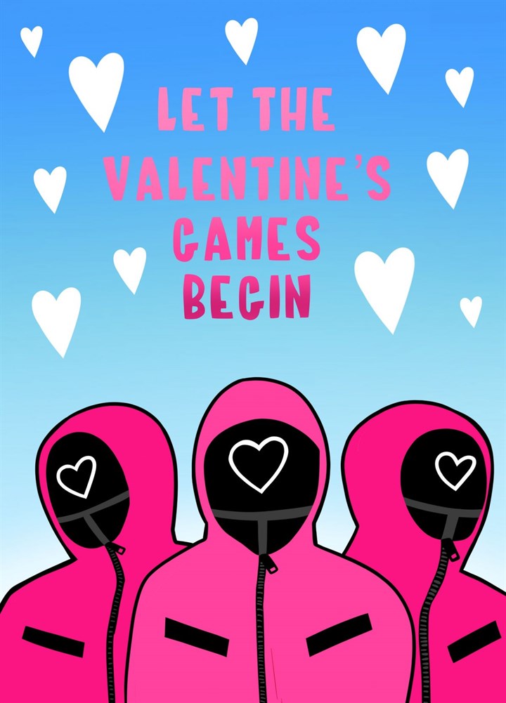 Valentine's Meets Squid Game Card