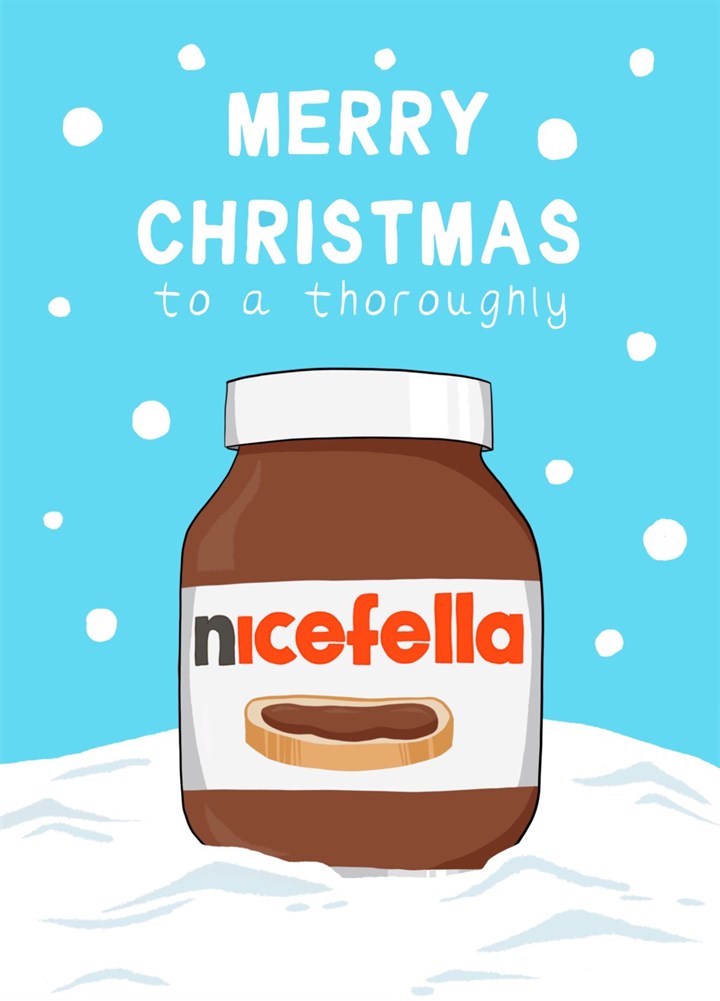 Chocolate Spread Christmas Card