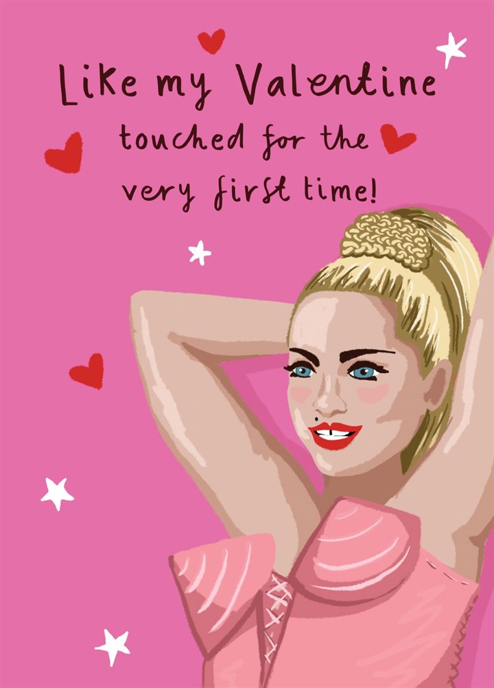 Funny Madonna Like A Virgin Valentine's Day Card