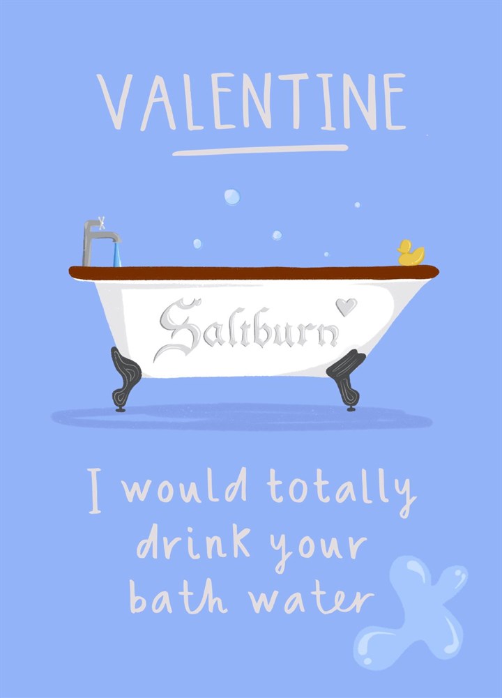 Saltburn And The Cheeky Bath Scene Valentine's Cards