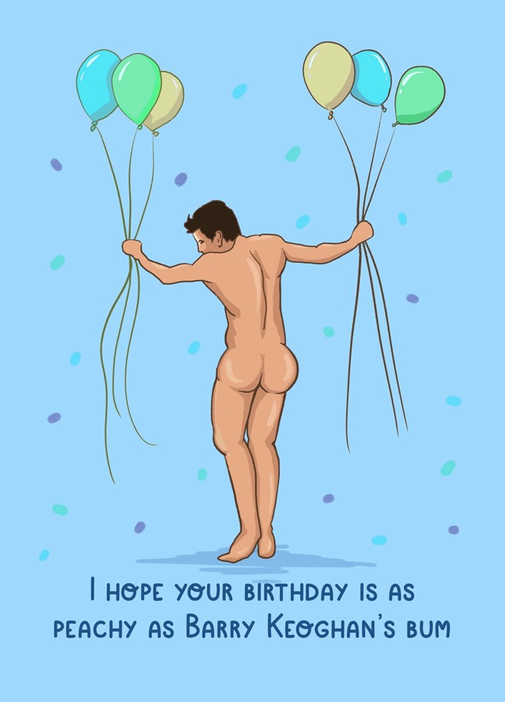 Saltburn Birthday Card- Perfect For Barry Keoghan Fans