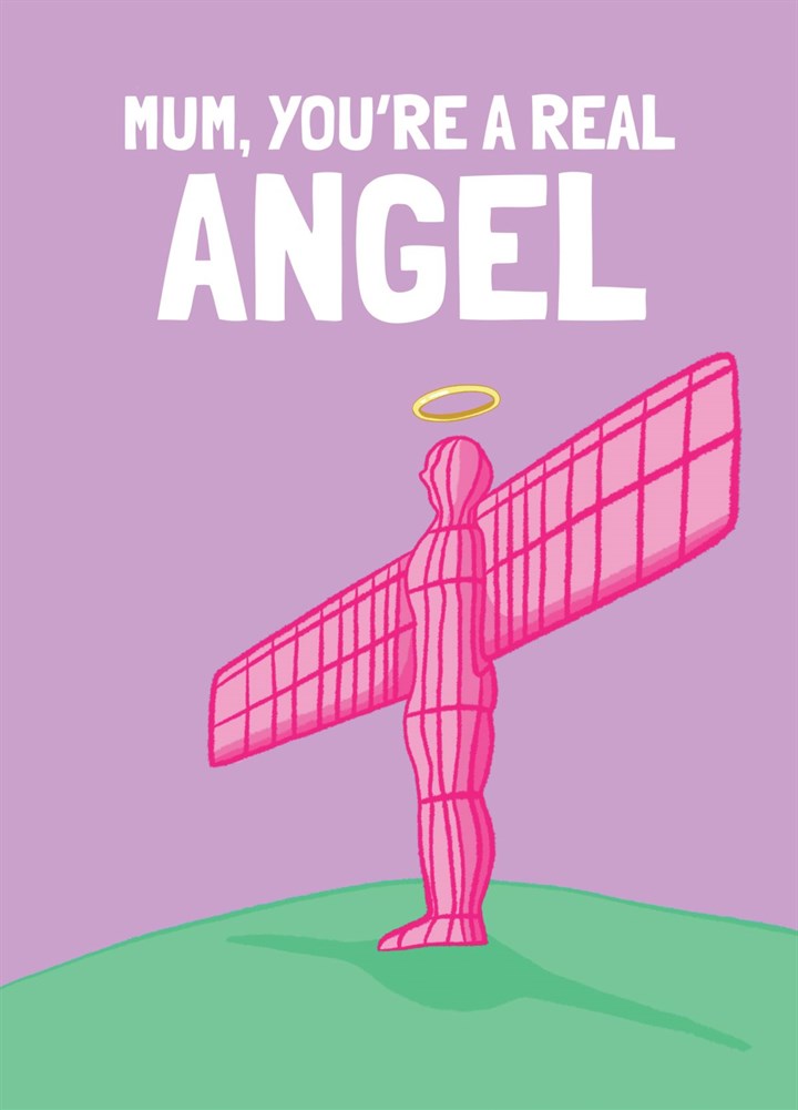 Angel Of The North - Cute Mother's Day Card