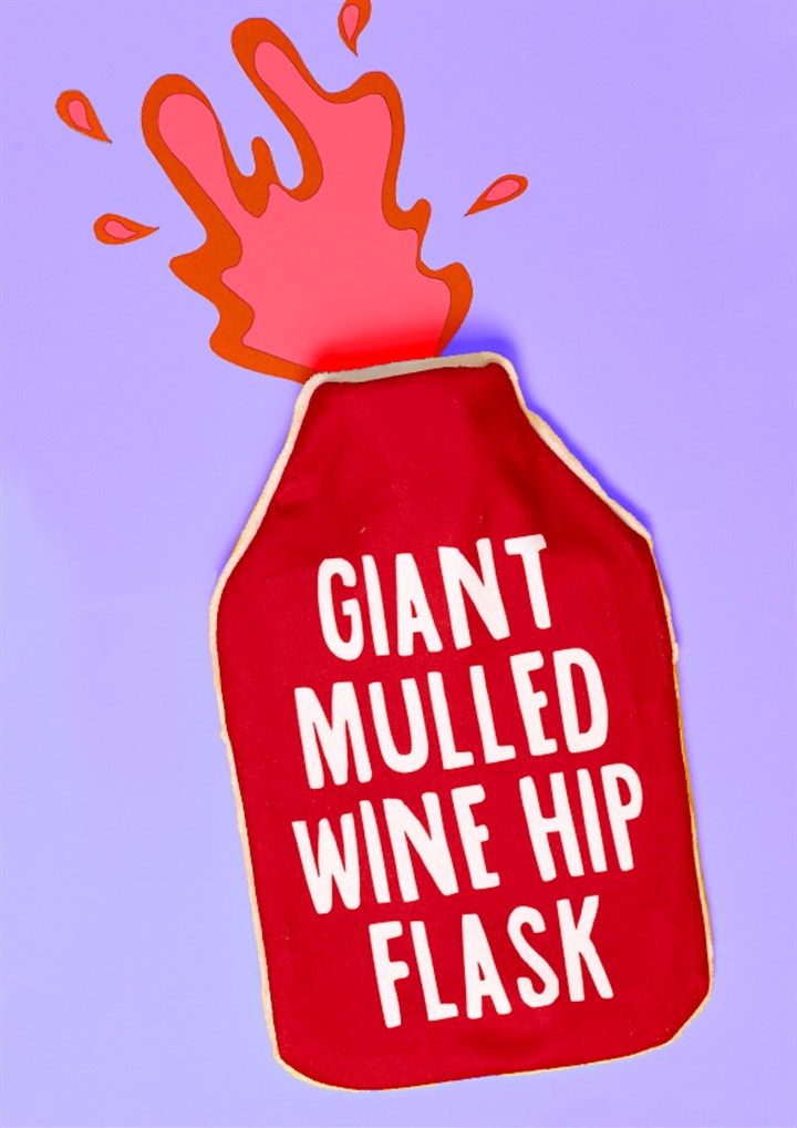 Giant Mulled Wine Hot Water Bottle