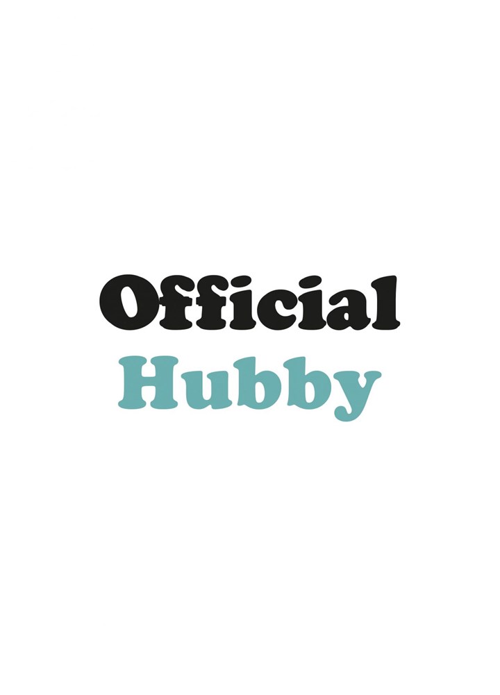 Official Hubby Card