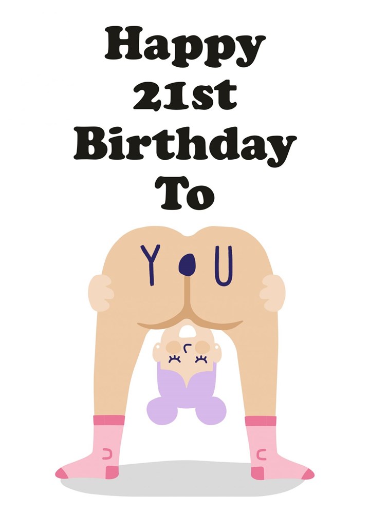 Happy 21st Birthday To You Card