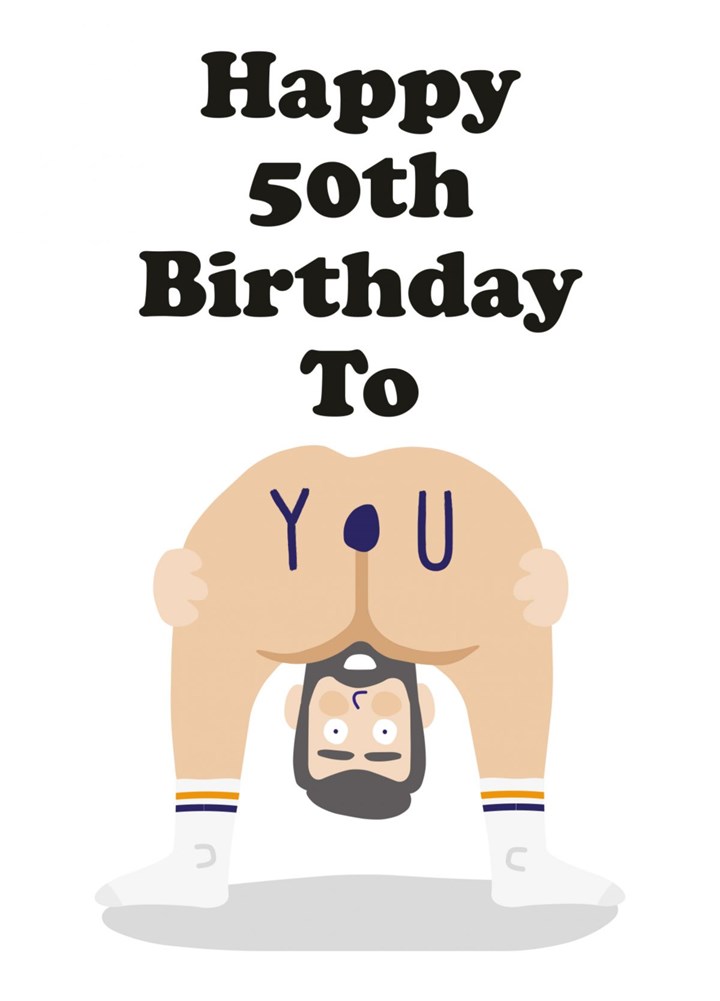 Happy 50th Birthday To You Card