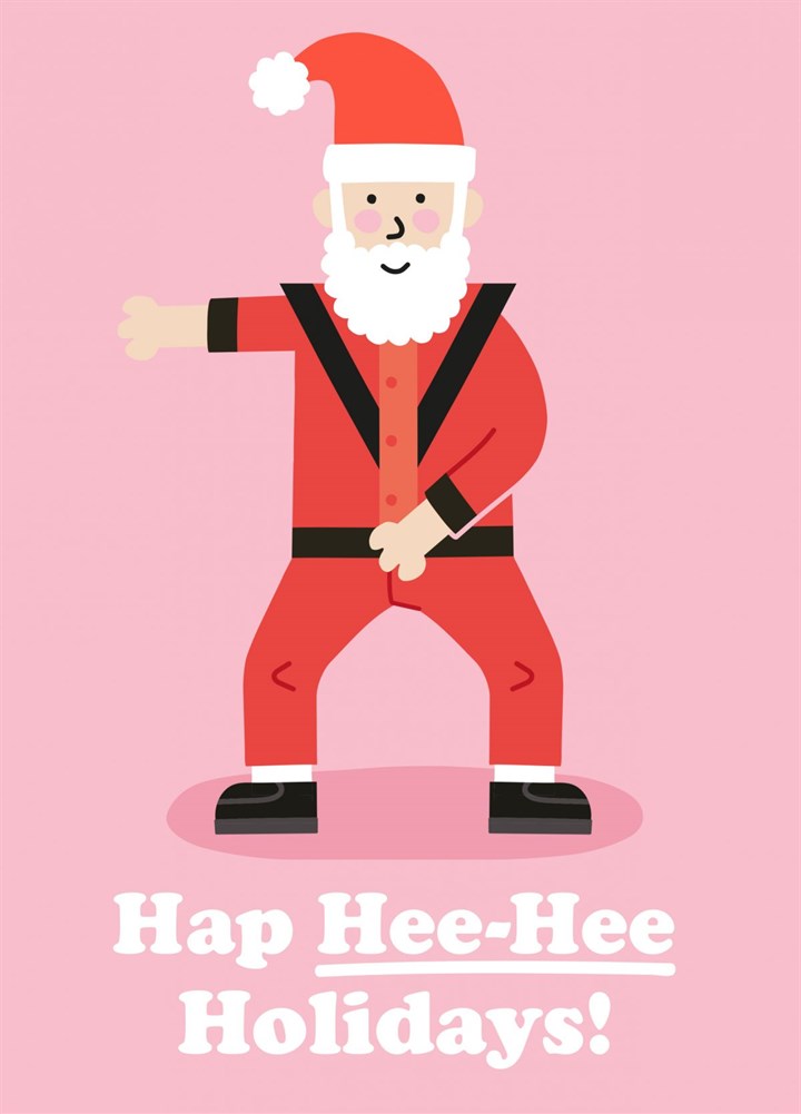 Hap Hee-Hee Holidays Christmas Card