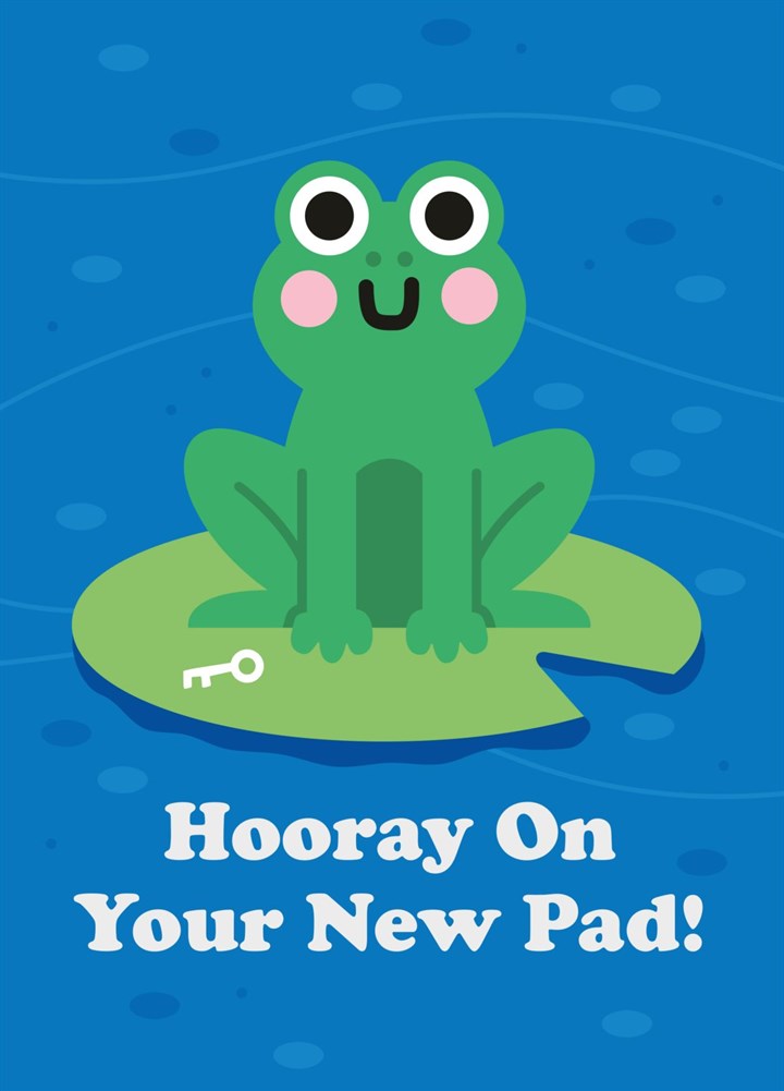 Hooray On Your New Pad Card